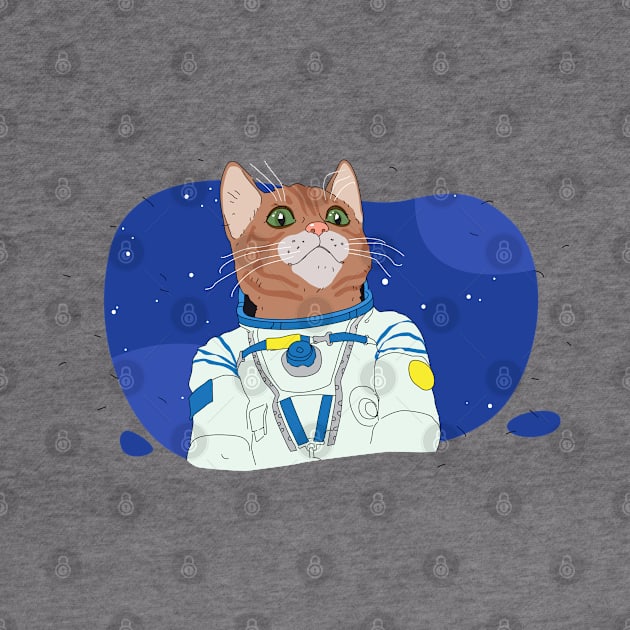 cat astronaut by Mako Design 